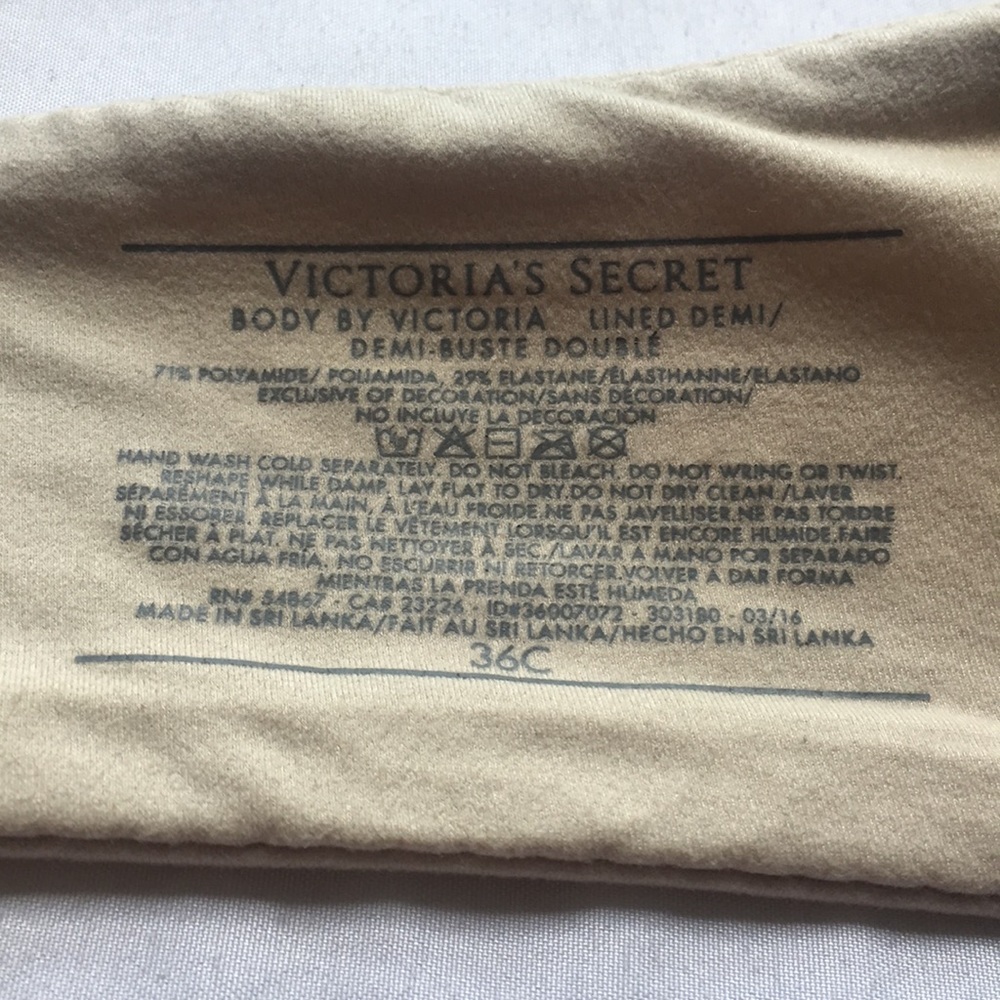 Victoria’s Secret Nude Lined Demi Bra - Picture 5 of 5